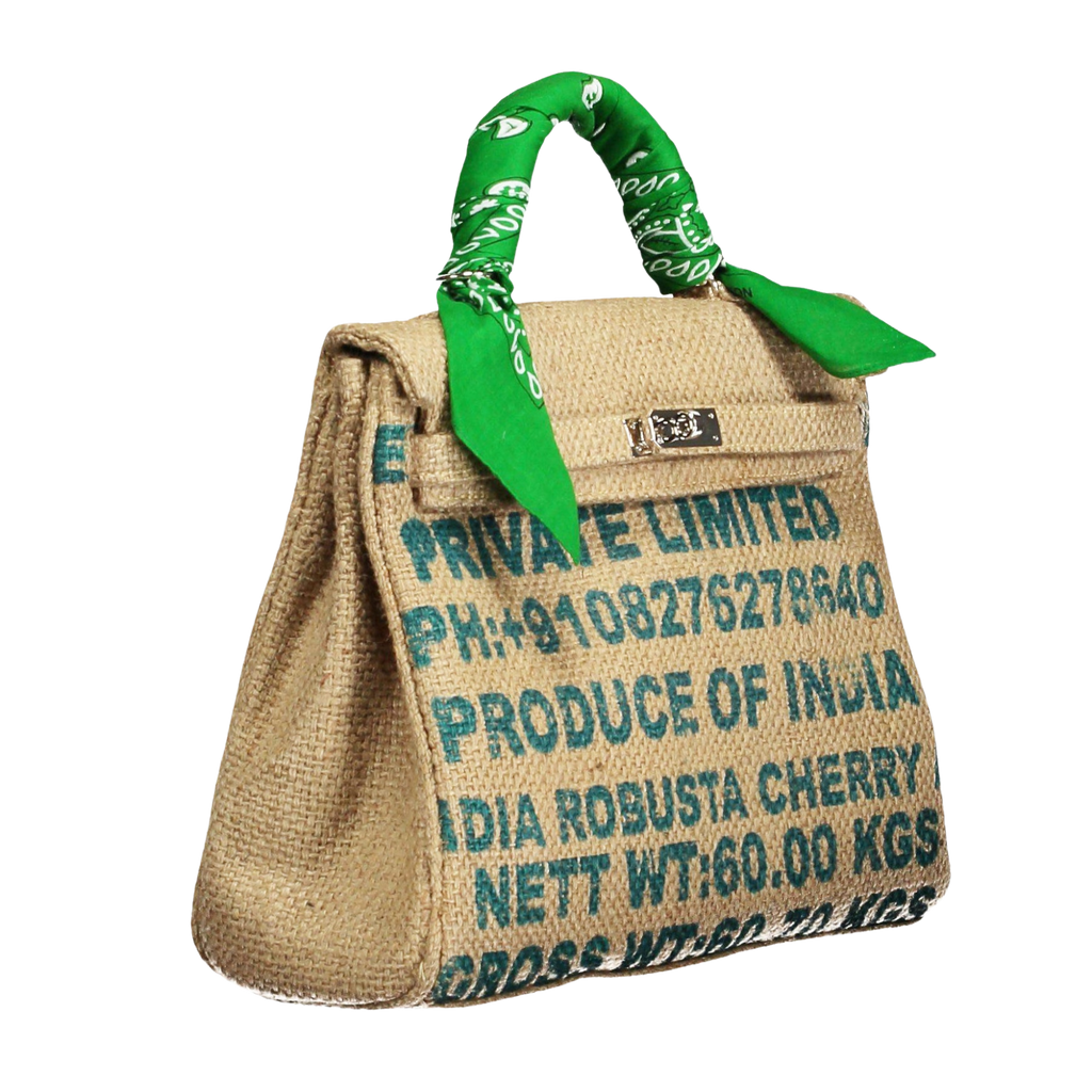 LOLA Coffee Jute Handbag
