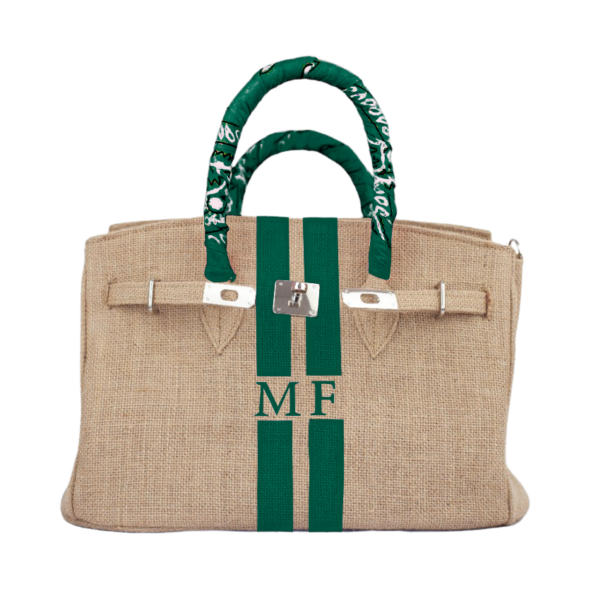 Lalo Tote — Monogram (Green)