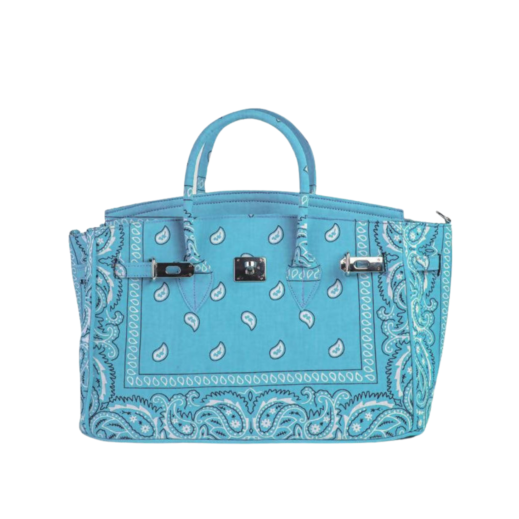 Lalo Tote — Bandana (Light Blue)