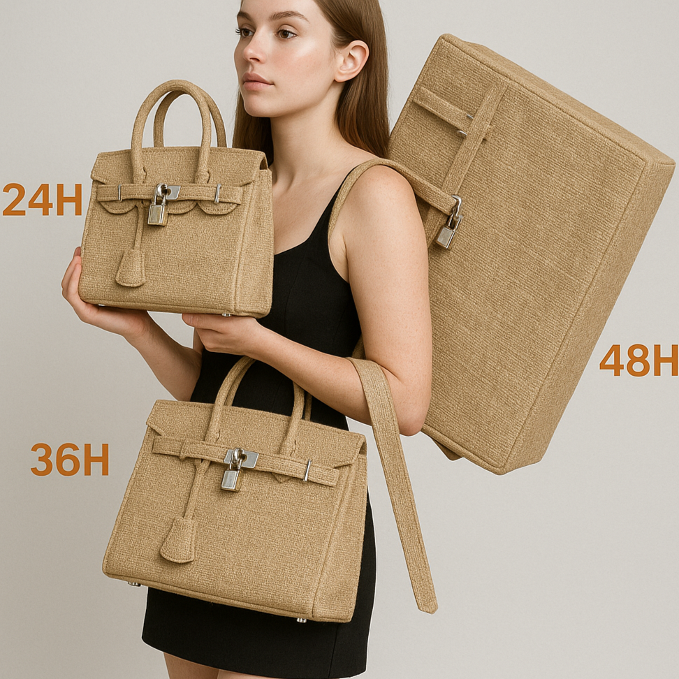 LALO Terry Cloth Beach Handbag