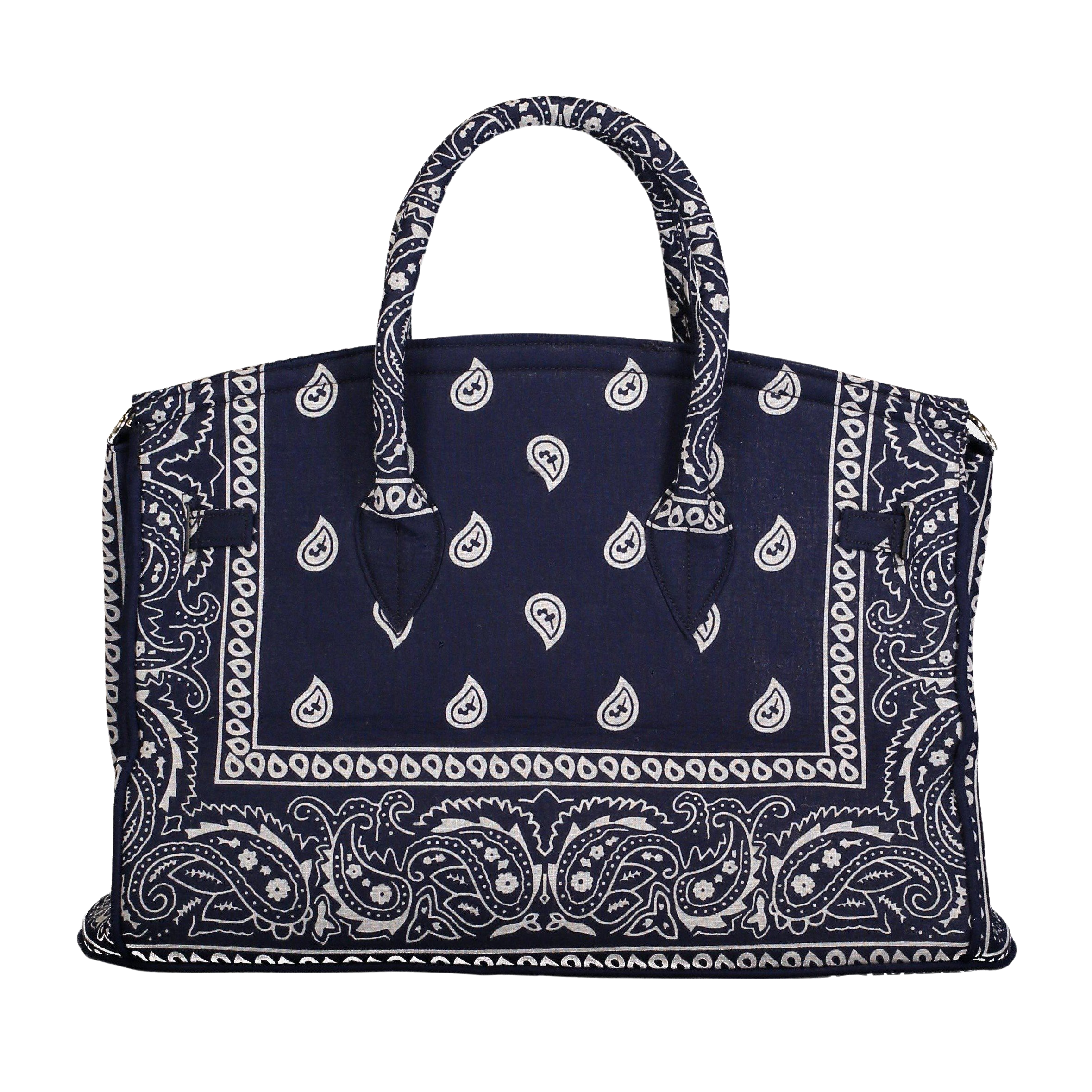 Lalo Tote — Bandana (Navy Blue)