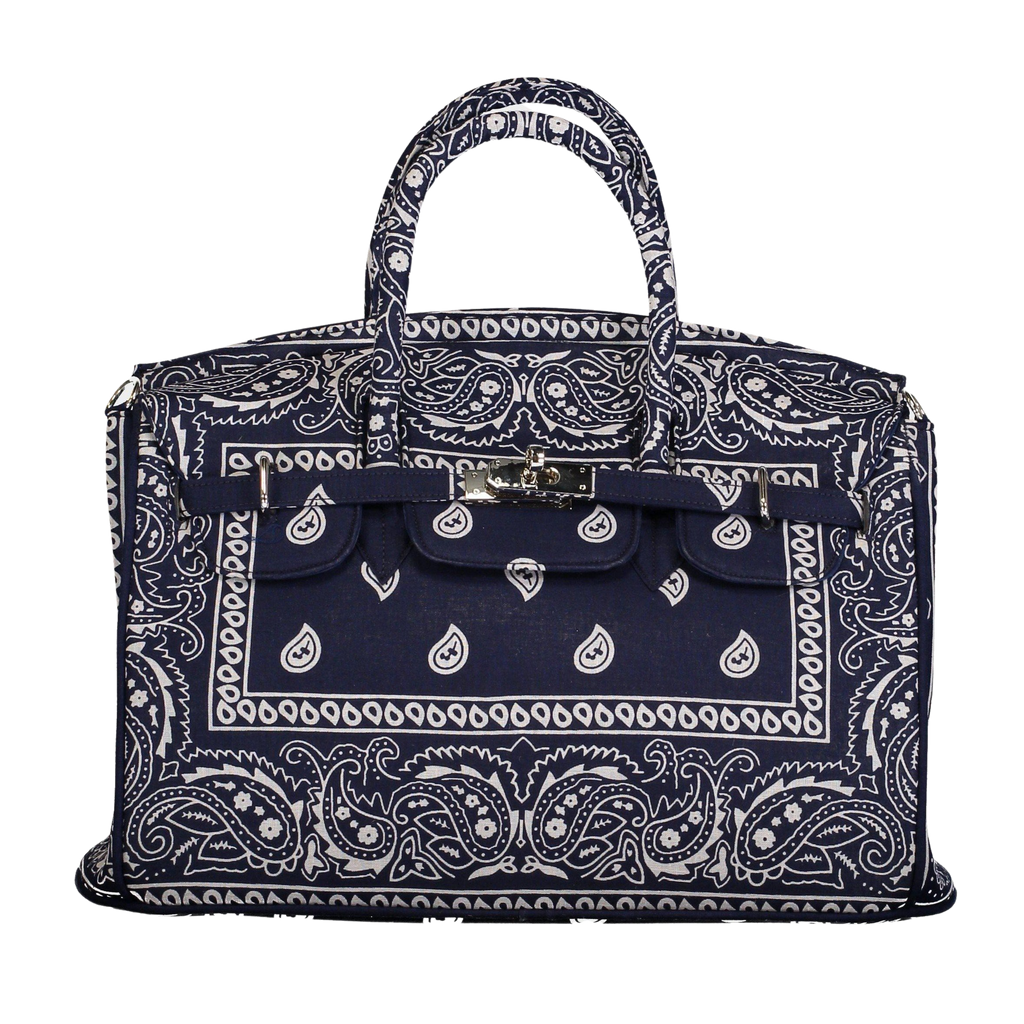Lalo Tote — Bandana (Navy Blue)
