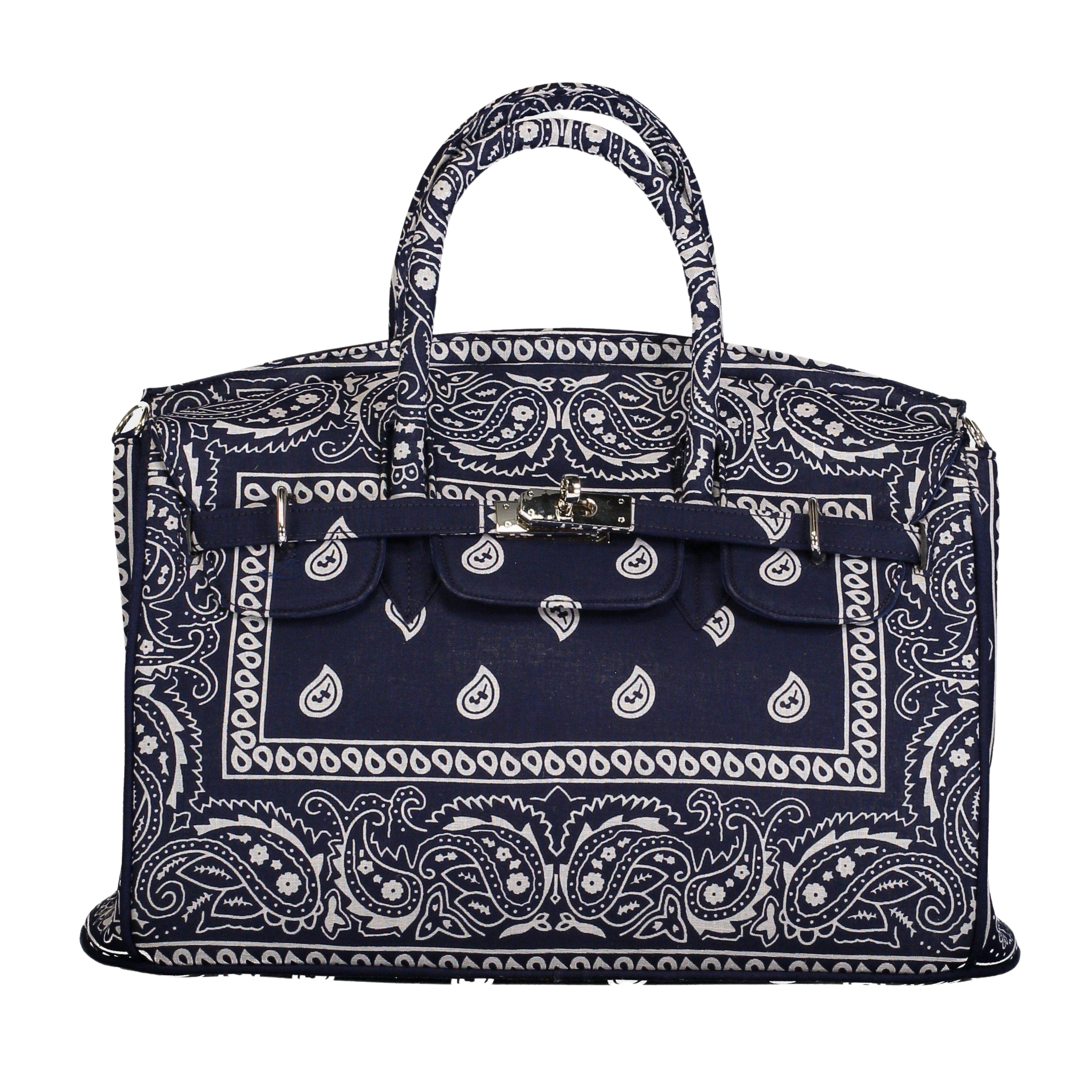 Lalo Tote — Bandana (Navy Blue)