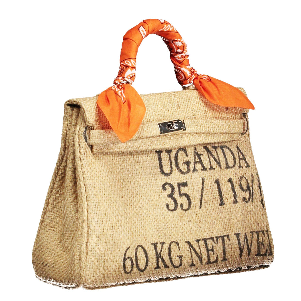 LOLA Uganda Coffee Jute Handbag