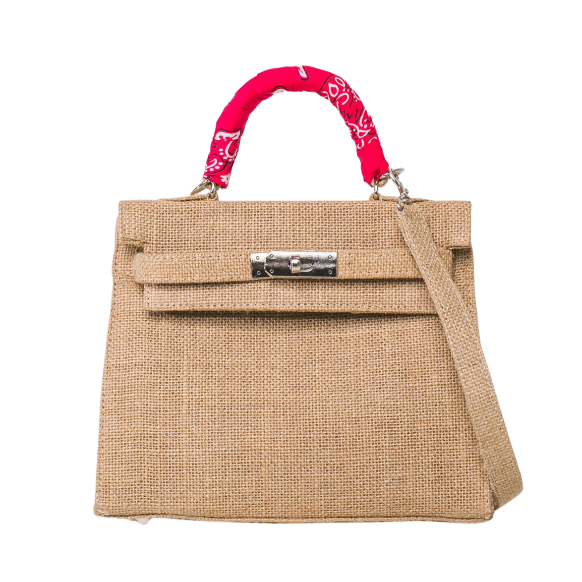 Mini Kelly Style Jute Bag-Museo Factory-MyTindy