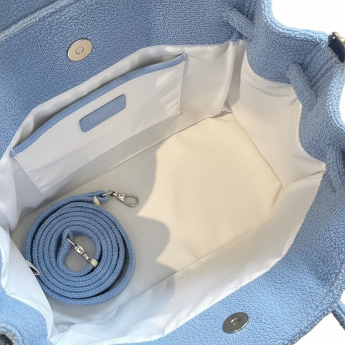 LALO Terry Cloth Beach Handbag