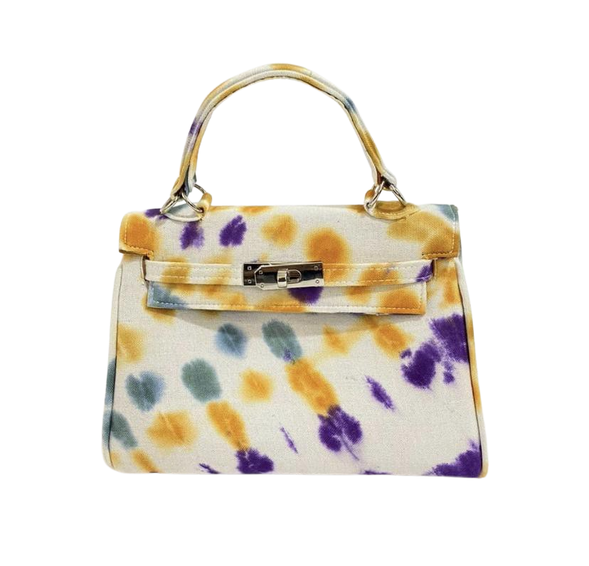 Mini Kelly Style Tie and Dye Handbag-Museo Factory-MyTindy