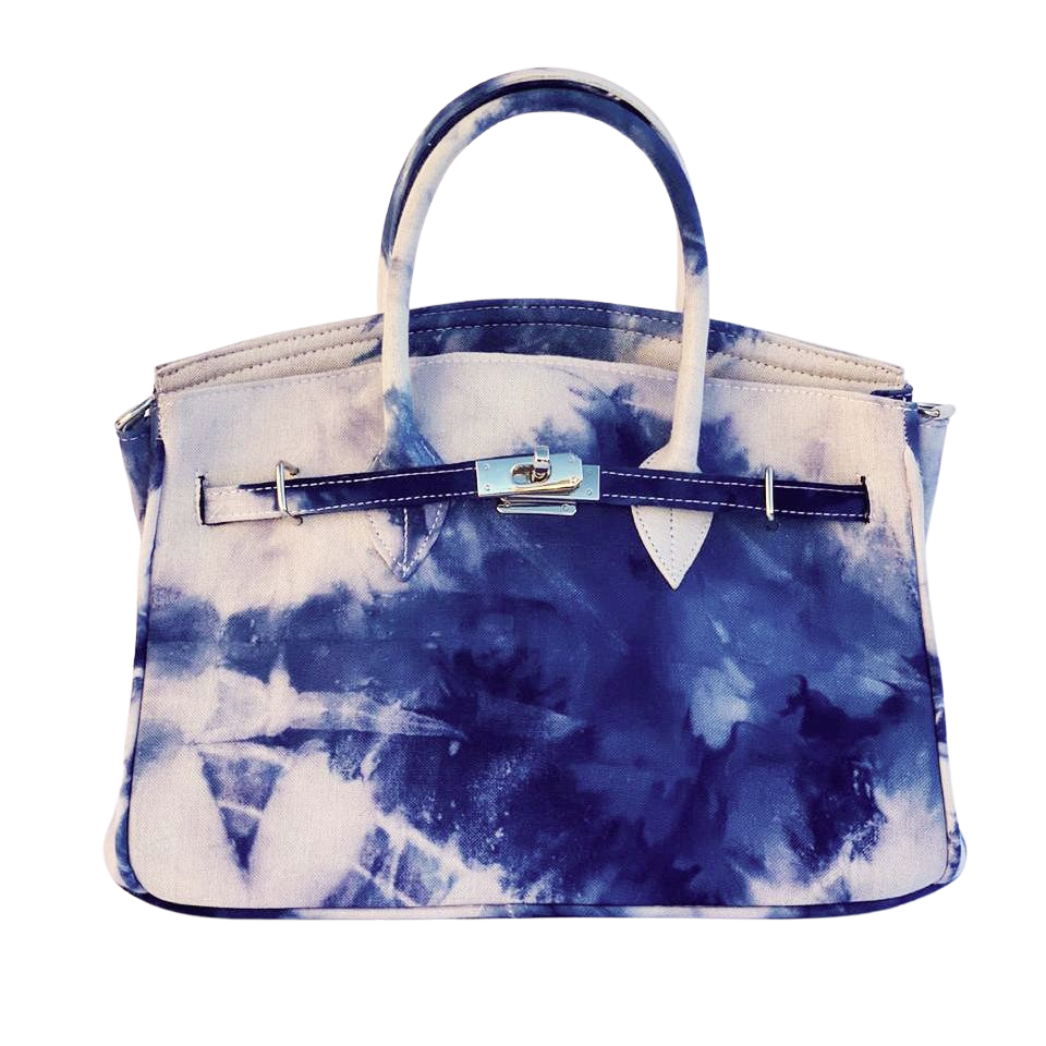 24H Birkin Style Tie and Dye Handbag-Museo Factory-MyTindy