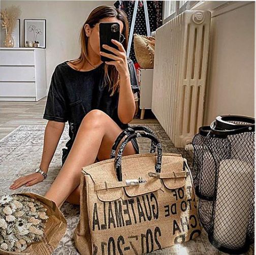 Birkin Style Guatemala Jute - Available in 3 sizes-Museo Factory-MyTindy