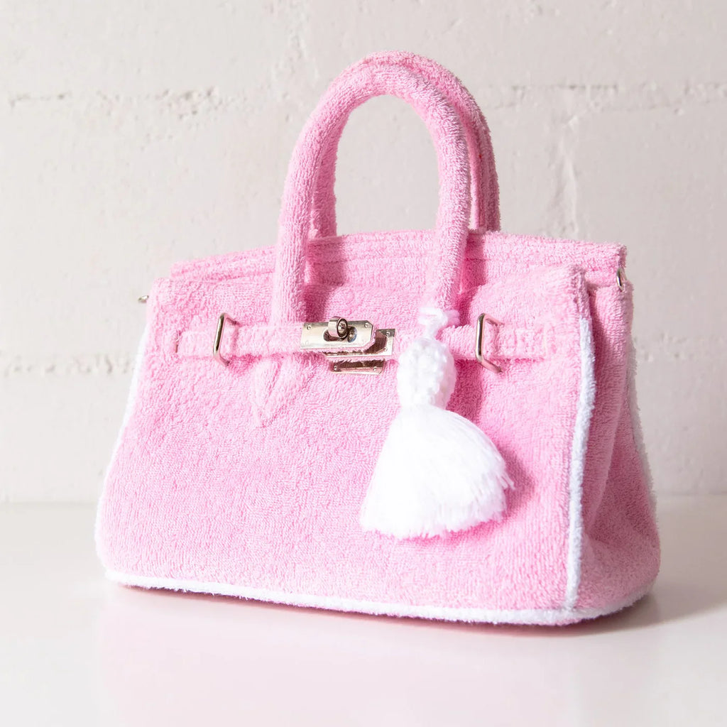 LALO Terry Cloth Beach Handbag