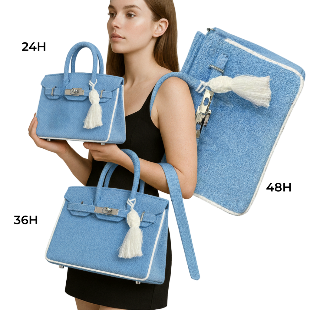 LALO Terry Cloth Beach Handbag