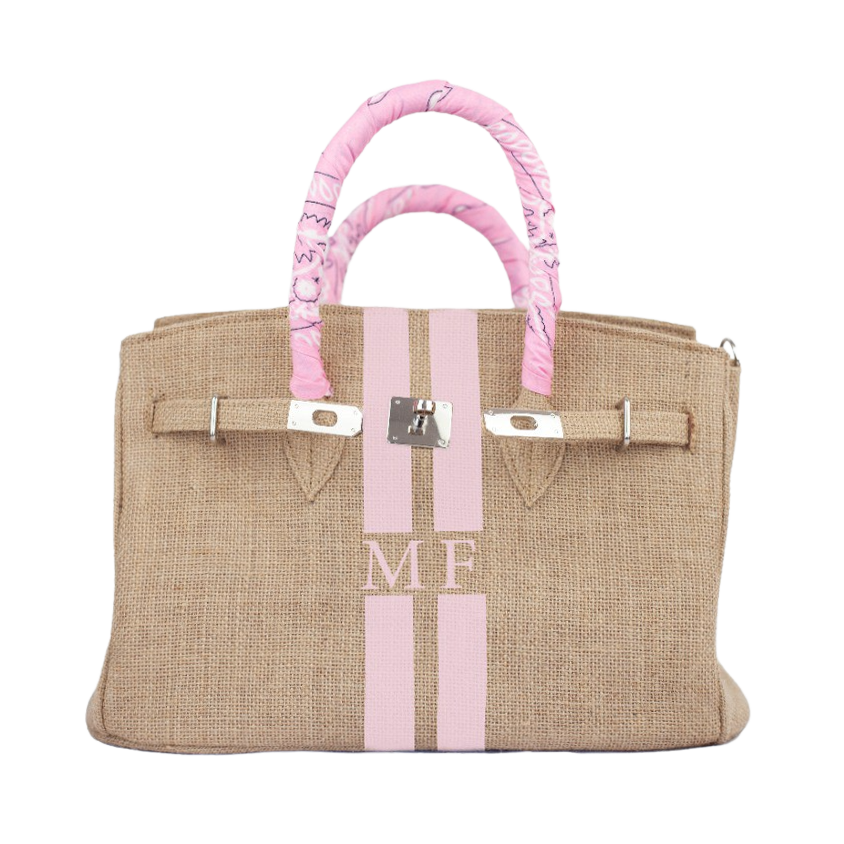 Lalo Tote — Monogram (Pink)