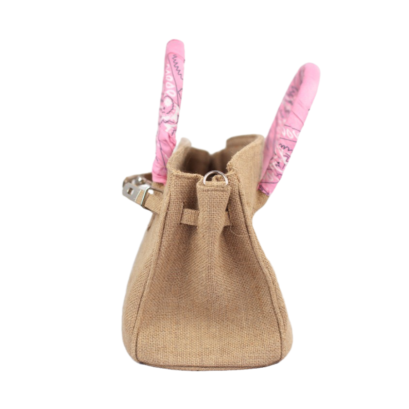 Lalo Tote — Monogram (Pink)