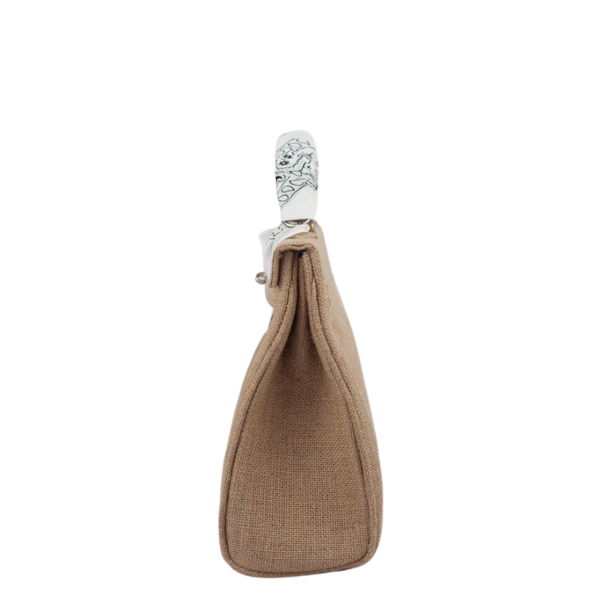 LOLA 24H Jute Handbag with Initials