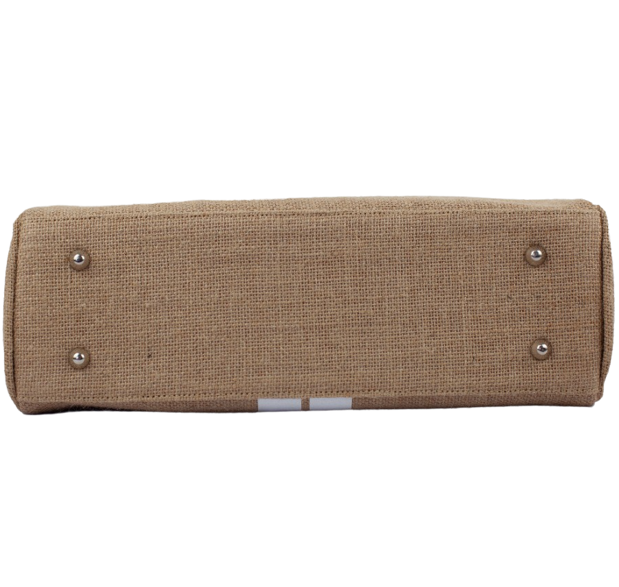 LOLA 24H Jute Handbag with Initials