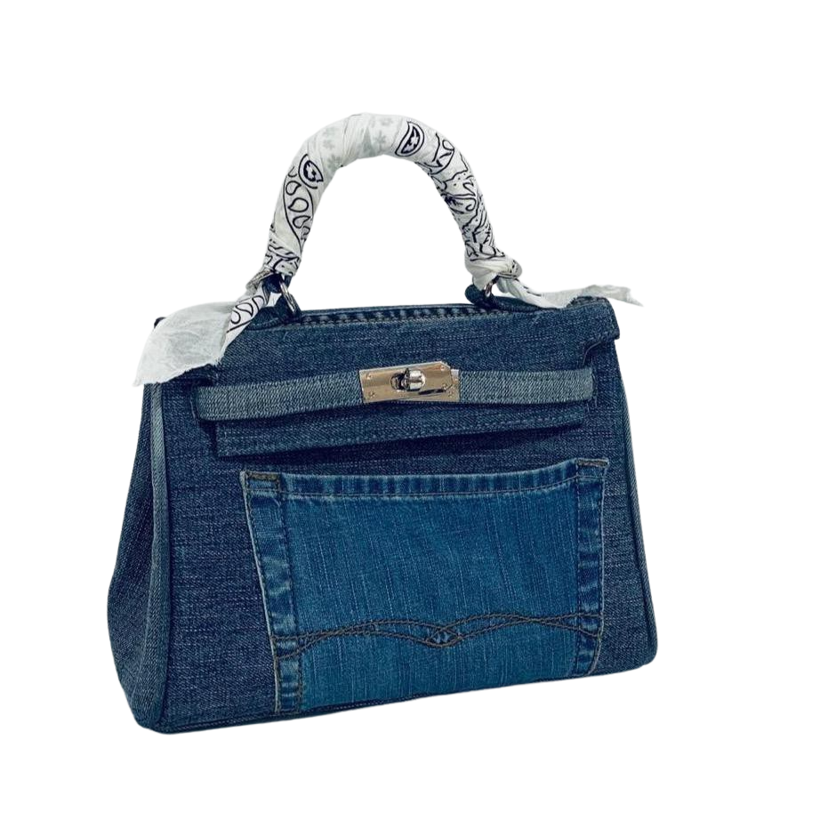 Mini Kelly Style Denim-Museo Factory-MyTindy