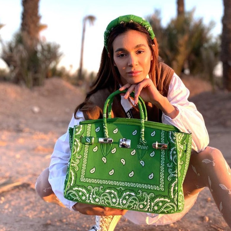 Lalo Tote — Bandana (Green)