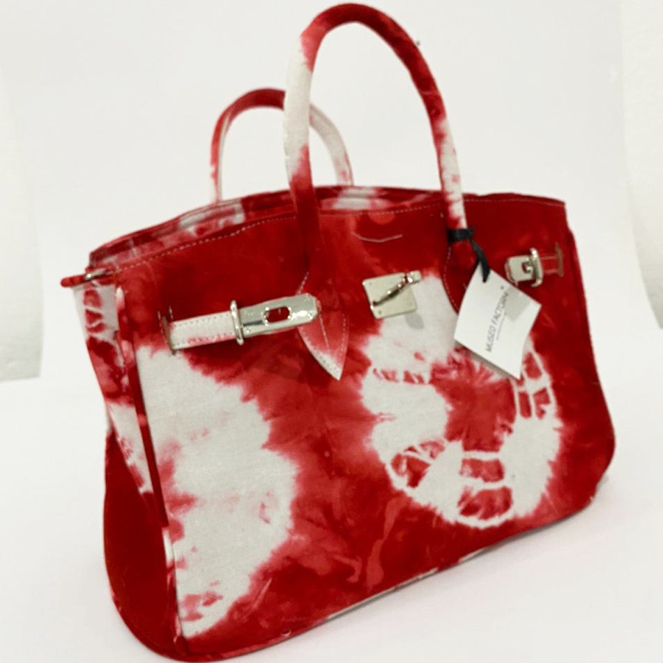 24H Birkin Style Tie and Dye Handbag-Museo Factory-MyTindy